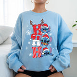 Cute cartoon holiday sweatershirt. All SKUs
