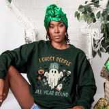 Funny halloween sweatshirt for people who just can't help but disappear randomly. allSKUs