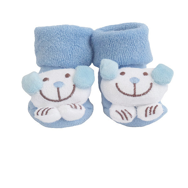 Cute Infant Baby Cotton Socks Shoes, 0 to 6 Months - Gifts Are Blue - 9