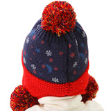 Infant Knitted Ready for Christmas Winter Beanie Hat, 6M to 24M - Gifts Are Blue - 8