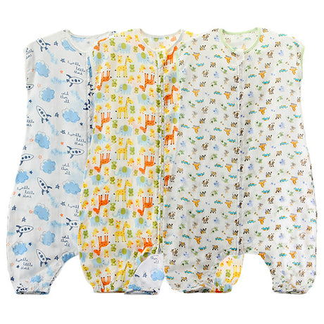 Infant Cotton Sleep Romper - Gifts Are Blue - 1