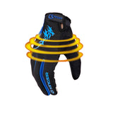 Kingsir Full Finger Touch Screen Gloves - Gifts Are Blue - 3