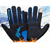 Kingsir Full Finger Touch Screen Gloves - Gifts Are Blue - 4