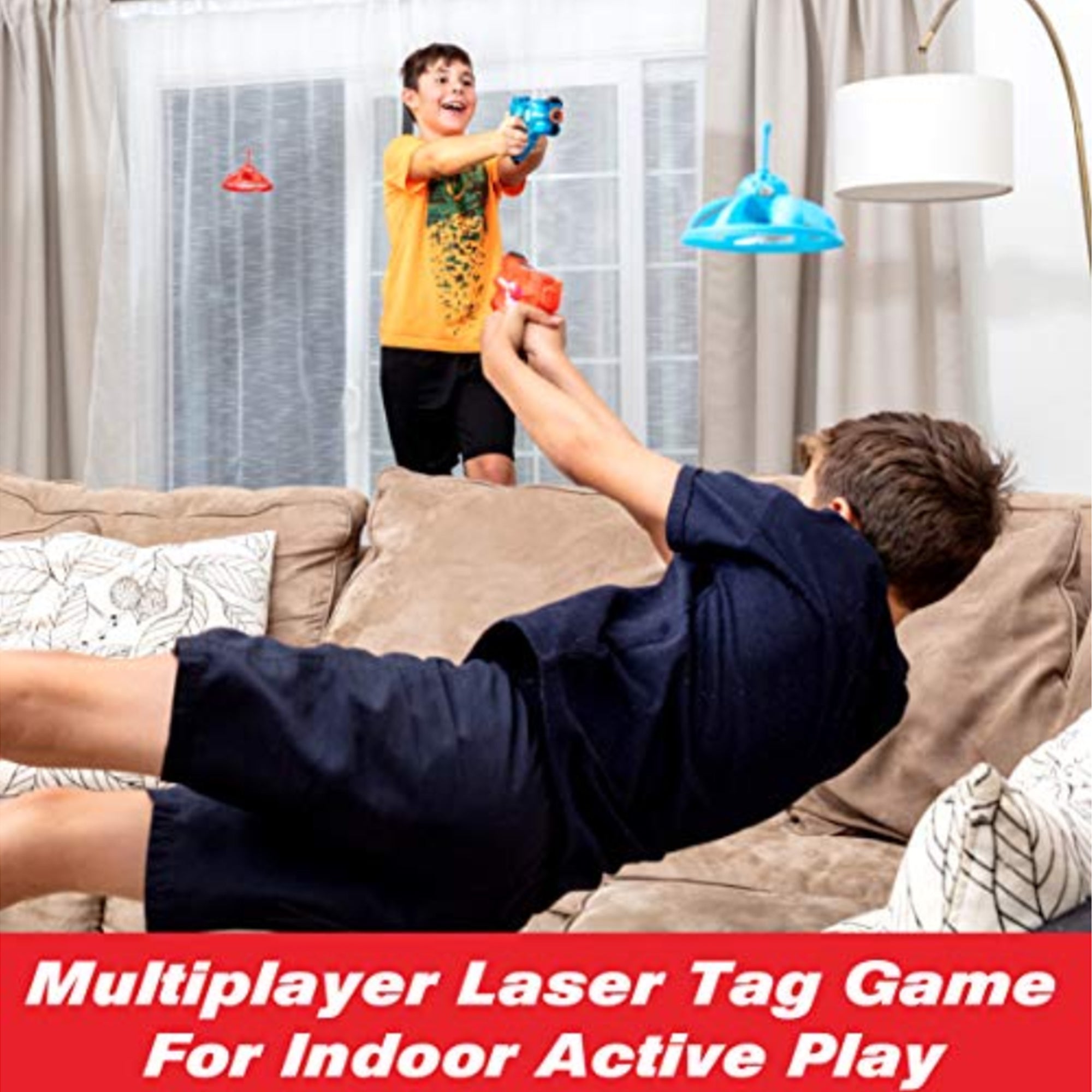 Laser Launchers Laser Tag Drone Target Set - 2 Player Pack - Ages 6+-lifestyle