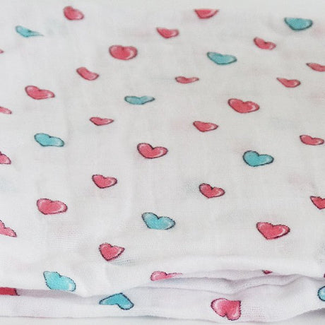 2 Pack Pre-Washed 100% Muslin Cotton Swaddle Blanket Gift Set, Large, 47 x 47 - Gifts Are Blue - 10