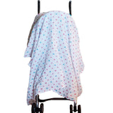 2 Pack Pre-Washed 100% Muslin Cotton Swaddle Blanket Gift Set, Large, 47 x 47 - Gifts Are Blue - 4