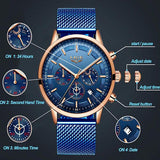 LIGE Mens Luxury Sports Watch, features, all SKUs