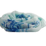Lightweight Womens Scarf Shawl with Beautiful Design - Gifts Are Blue - 2