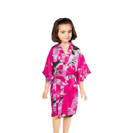 Girls Robes, Floral, Sizes 2T-14, Flower Girl Robes, Spa Party - Gifts Are Blue