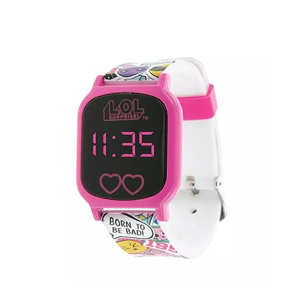 LOL Surprise Digital Watch for Girls - LCD Date & Time - CloseUp