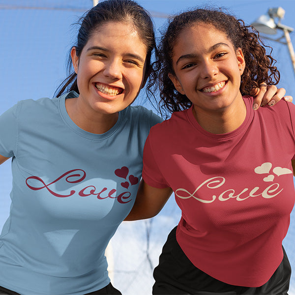 Valentines Day Shirt for teen and women of all ages that is available in youth and adult sizes.  all SKUs