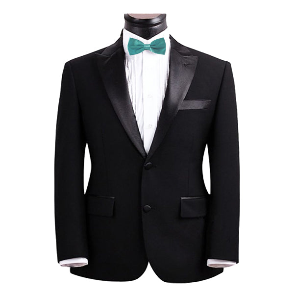 Mens Smooth Satin Feel Formal Bow Tie, Pre-Tied