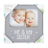 Sentimental Photo Frame - Me and My Sister  Picture Frame - Baby Shower Gift