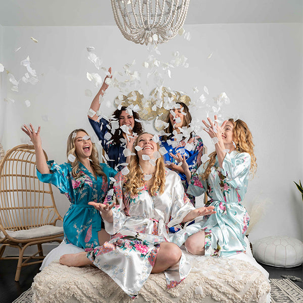 Bridesmaid Robe Set of 10 for Weddings & Bachelorette Parties or Birthdays