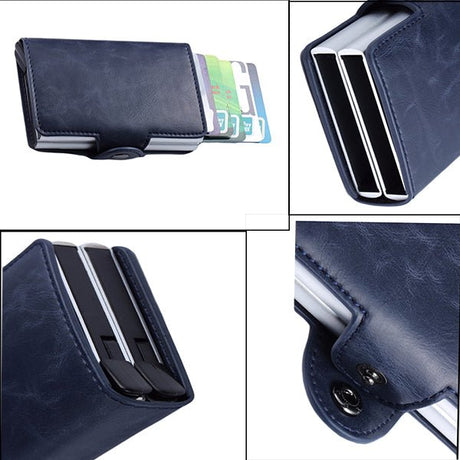 Mens RFID Wallet Details, all SKUs