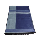 Mens Elegant Fashion Winter Scarves - Gifts Are Blue - 7. Blue Stripes