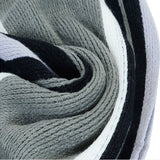 Winter and Fall Mens Scarf, Gray