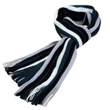 Winter and Fall Cashmere Feel Blue Mens Scarf