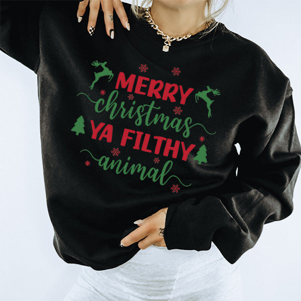 Christmas movie sweatshirt. All SKUs