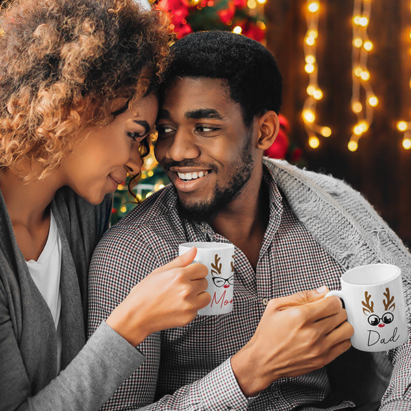 Matching reindeer mugs for mom and dad.  Plus there there are several available styles for different personalities.  Get one for every member of the family.