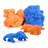 Moosh Fluffy Modeling Dough Foam Clay with Dinosaur Molds - Dino