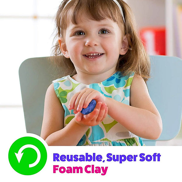 Moosh Fluffy Modeling Dough Foam Clay with Molds - Super Soft & Reusable - all SKUs