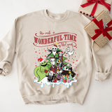The Most Wonderful Time of the Year Christmas sweatshirt. All SKUs