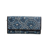 Myra Bag Indigo Leaf Wallet Womens Wallet Blue Wallet - Main