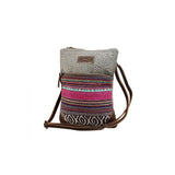 Myra Bag Simple Sober Small And Crossbody Bag, Womens Pink Crossbody Bag S2910 - Side View