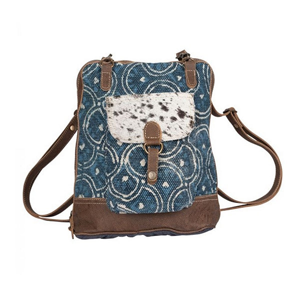 Blue Aurora Backpack Bag, Medium, Myra Bag S-2229, Main