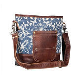 Myra Bags Blue Bliss Shoulder Bag, Medium, Blue, S-1950, Sideview