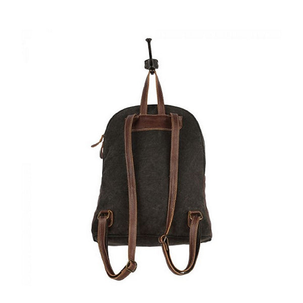 blue and brown leather backpack Myra Backpack Bag