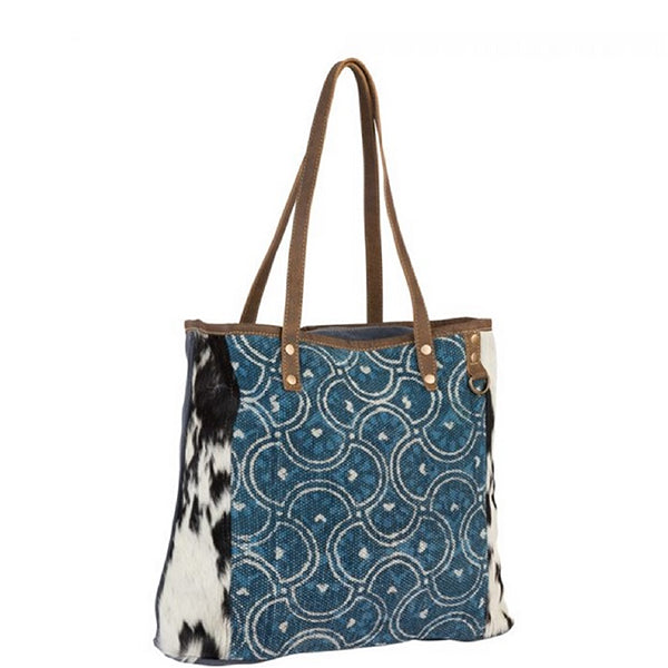 Dainty Lady Tote Bag, Large, Myra Bags, S-2184, Side view