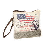 New York Verge Pouch, Small, Myra Bag S-1260, Side view