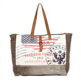 Myra Bags Freedom Forever Partisan Weekender Bag, Xlarge Capacity - S-1273, Main