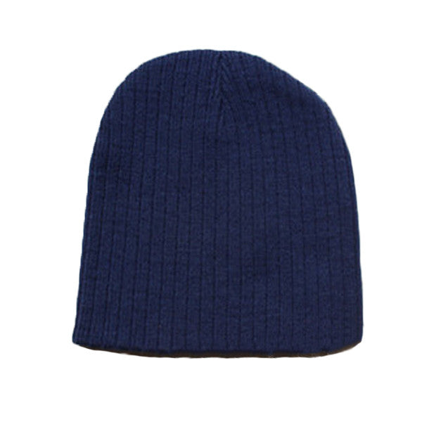 Little Kids Blue Beanie Hat - Gifts Are Blue - 5, Navy Blue