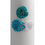 Ocean Theme Wedding Garter Lace Set - Gifts Are Blue - 2