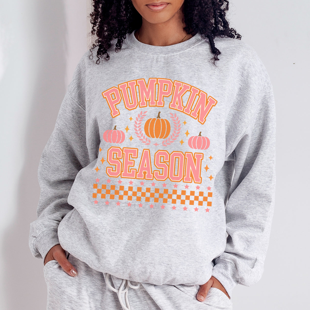 Pumpkin season sweatshirts. All SKUs