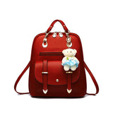 red backpack w charm