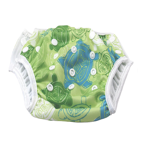reusable swim diaper turtle flat