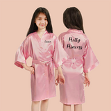 Rose Pink Personalized Bridesmaid Robes, Custom Womens & Girls Robes for All Occasions, Bachelorette Party Robes, Quinceanera Robes, Birthday Robes