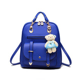 royal blue backpack w charm