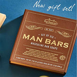 Set of Six Man Bars, Masculine Soap, Gift Set for Men