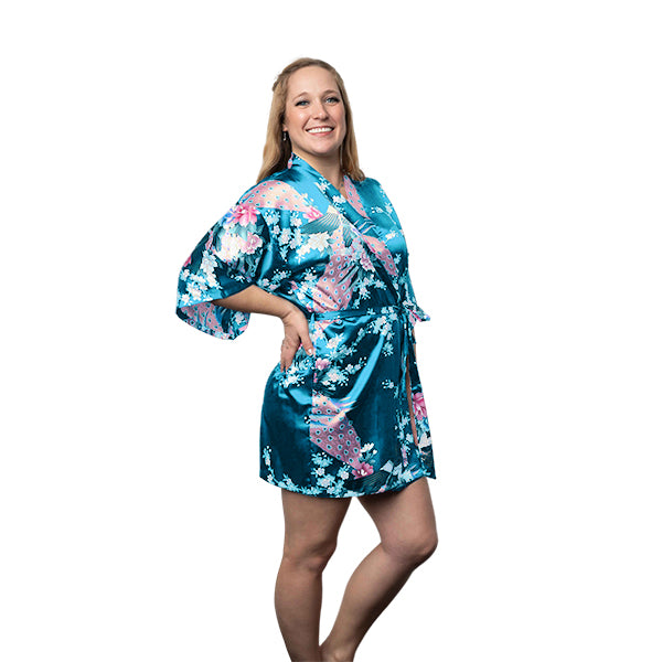 short length robes lake blue main