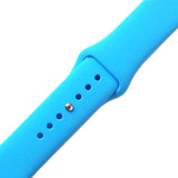 silicone sport band for apple watch blue