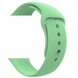 silicone sport band for apple watch mint green main