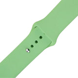 silicone sport band for apple watch mint green