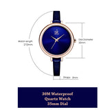 Sk Slim Wristband Minimalist Design Blue Face details