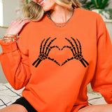 What's not to love a? Such a cute sweatshirt with a skeleton heart. all SKUs