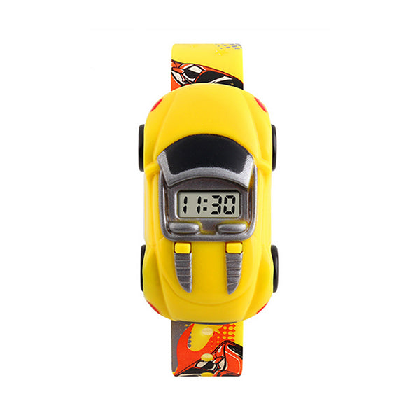 SKMEI Boys Digital Car Watch, Detachable Toy, 4 to 7 year olds, 1241, Main, Yellow